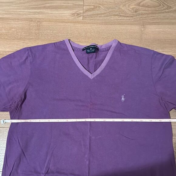 Vintage Ralph Lauren Sport Lavendar Purple 100% Cotton T-Shirt Size Medium with - Picture 5 of 8